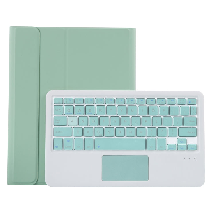 YT11B-A 着脱式キャンディーカラーBluetoothキーボード革製タブレットケース タッチパッド＆ペンスロット＆ホルダー付き iPad Pro 11 2022 / 2021 / Air 5 / Air 4用