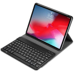 A11 Bluetooth 3.0 超薄型ABS着脱式Bluetoothキーボード革製タブレットケース ホルダー付き iPad Pro 11 2022 / 2021 / Air 5 / Air 4用、iPad Pro 11 2022 / 2021 / Air 5 / Air 4用