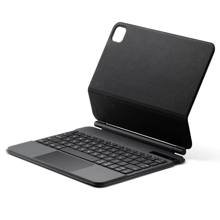 P109 Pro 超薄型 取り外し可能 Bluetoothキーボード レザータブレットケース タッチパッド＆ホワイトバックライト付き iPad Pro 11インチ 2021 / 2020 / 2018 & iPad Air 2020 10.9用, P109 Pro