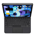 P109 Pro 超薄型 取り外し可能 Bluetoothキーボード レザータブレットケース タッチパッド＆ホワイトバックライト付き iPad Pro 11インチ 2021 / 2020 / 2018 & iPad Air 2020 10.9用, P109 Pro