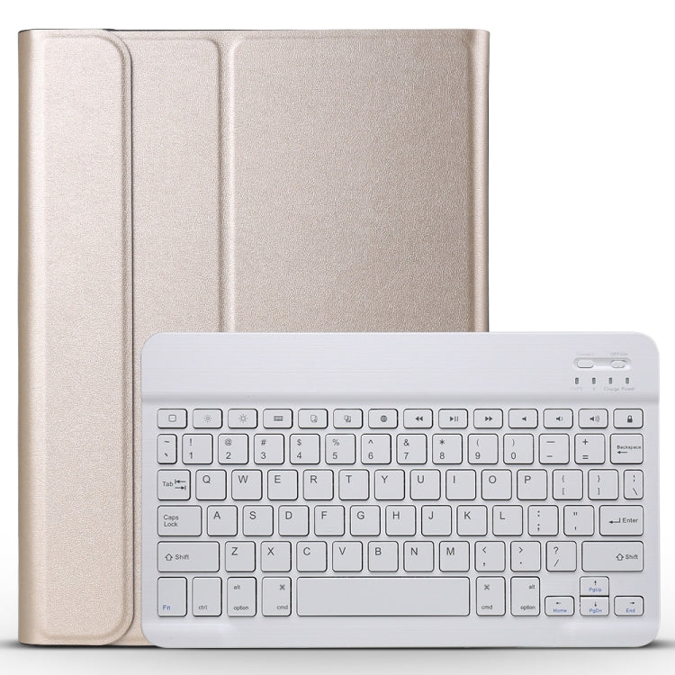 着脱式Bluetoothキーボード＋ブラッシュドテクスチャー横開きレザータブレットケース ホルダー付き iPad Pro 11インチ(2018)用