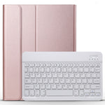 着脱式Bluetoothキーボード＋ブラッシュドテクスチャー横開きレザータブレットケース ホルダー付き iPad Pro 11インチ(2018)用