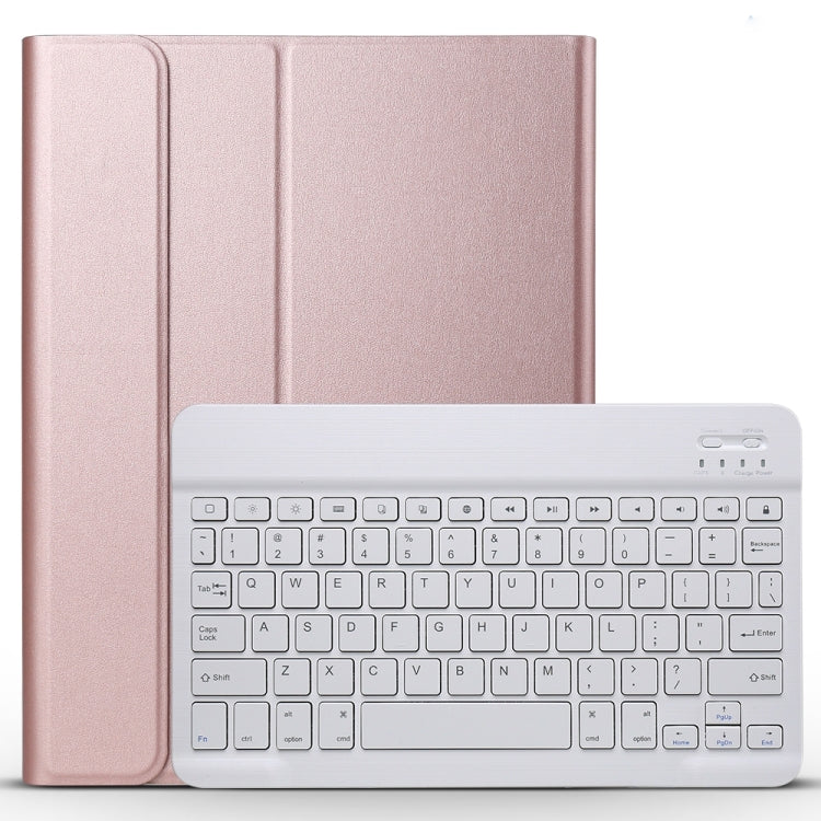 着脱式Bluetoothキーボード＋ブラッシュドテクスチャー横開きレザータブレットケース ホルダー付き iPad Pro 11インチ(2018)用
