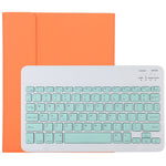 TG11B 取り外し可能 Bluetooth グリーンキーボード + マイクロファイバーレザータブレットケース iPad Pro 11インチ（2020）用 ペンスロット＆ホルダー付き グリーンキーボード