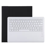 T129 取り外し可能 Bluetooth ホワイトキーボード マイクロファイバーレザータブレットケース iPad Pro 12.9インチ（2020）用 ホルダー付き ホワイトキーボード