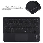 TG11BCS 着脱式Bluetoothブラックキーボードマイクロファイバーレザータブレットケース iPad Pro 11インチ(2020)用、バックライト＆タッチパッド＆ペンスロット＆ホルダー付き、ブラックキーボード
