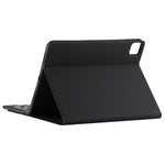 TG11BS 着脱式Bluetoothブラックキーボード＋マイクロファイバー革製タブレットケース iPad Pro 11インチ（2020）用、バックライト＆ペンスロット＆ホルダー付き、ブラックキーボード