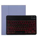 TG11BS 着脱式Bluetoothブラックキーボード＋マイクロファイバー革製タブレットケース iPad Pro 11インチ（2020）用、バックライト＆ペンスロット＆ホルダー付き、ブラックキーボード