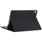 TG-102BCS 着脱式Bluetoothブラックキーボード＋マイクロファイバー革製タブレットケース iPad 10.2インチ / iPad Air（2019）用、タッチパッド＆バックライト＆ペンスロット＆ホルダー付き、ブラックキーボード