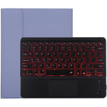 TG-102BCS 着脱式Bluetoothブラックキーボード＋マイクロファイバー革製タブレットケース iPad 10.2インチ / iPad Air（2019）用、タッチパッド＆バックライト＆ペンスロット＆ホルダー付き、ブラックキーボード