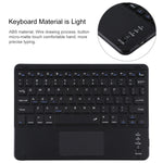 TG97BC 着脱式Bluetoothブラックキーボード＋マイクロファイバー革製タブレットケース iPad 9.7インチ用、タッチパッド＆ペンスロット＆ホルダー付き、TG97BC