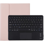 TG109BC 着脱式 Bluetooth ブラックキーボード + マイクロファイバーレザー タブレットケース iPad Air 2020用、タッチパッド＆ペンスロット＆ホルダー付き、TG109BC