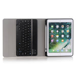 A102B iPad 10.2インチ 2019用 超薄型着脱式 Bluetooth キーボード レザー タブレットケース スタンド＆ペンスロット機能付き、A102B ブラック、A102B ゴールド、A102B ブルー、A102B ローズゴールド