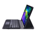 A11B-A 2020 超薄型ABS着脱式Bluetoothキーボードタブレットケース iPad Pro 11 2022 / 2021 / Air4 / Air5対応、タッチパッド＆ペンスロット＆ホルダー付き、iPad Pro 11インチ(2020)用