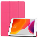 For iPad 10.2 Custer Texture Horizontal Flip Smart PU Leather Case with Sleep / Wake-up Function & Three-folding Holder, For iPad 10.2
