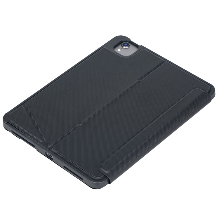 T11-AS iPad Air 11 2025 / Air 5 / 4 10.9 / Pro 11 2022&2021&2020&2018用 タッチバックライト分割型 Bluetooth キーボード レザーケース、T11-AS
