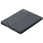 T129-AS iPad Air 13 2025 / Pro 12.9 2022 / 2021 / 2020 / 2018用 タッチバックライト分割型 Bluetooth キーボード レザーケース、T129-AS