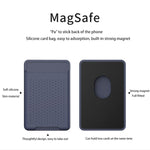 iPhone 13シリーズ / iPhone 12シリーズ用 シリコンウォレットポーチカードケース 反磁気カードホルダー Magsafing磁気シール付き