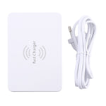 WLX-818F 6-in-1 10W QC3.0 ワイヤレス充電 + USB-C / Type-C + 4 USBポート充電器 スマートLCDディスプレイ付き EU / AUプラグ ホワイト