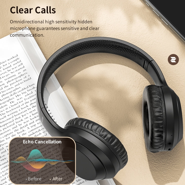 ROCK Space O2 HiFi Bluetooth 5.0 ワイヤレスヘッドセット マイク付き、TFカード対応、Space O2