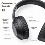 ROCK Space O2 HiFi Bluetooth 5.0 ワイヤレスヘッドセット マイク付き、TFカード対応、Space O2