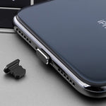2個セット ユニバーサル 8ピン充電ポート メタル防塵プラグ iPhone用