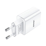 USAMS US-CC075 T18 2.1A シングルUSB トラベル充電器、EUプラグ