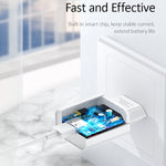 USAMS US-CC075 T18 2.1A シングルUSB トラベル充電器、EUプラグ