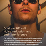 258 ワイヤレス耳掛けBluetoothイヤホン 充電ボックス＆デジタルディスプレイ付き、タッチ＆HD通話＆音声アシスタント＆NFC対応、MD03ブラック、258ホワイト