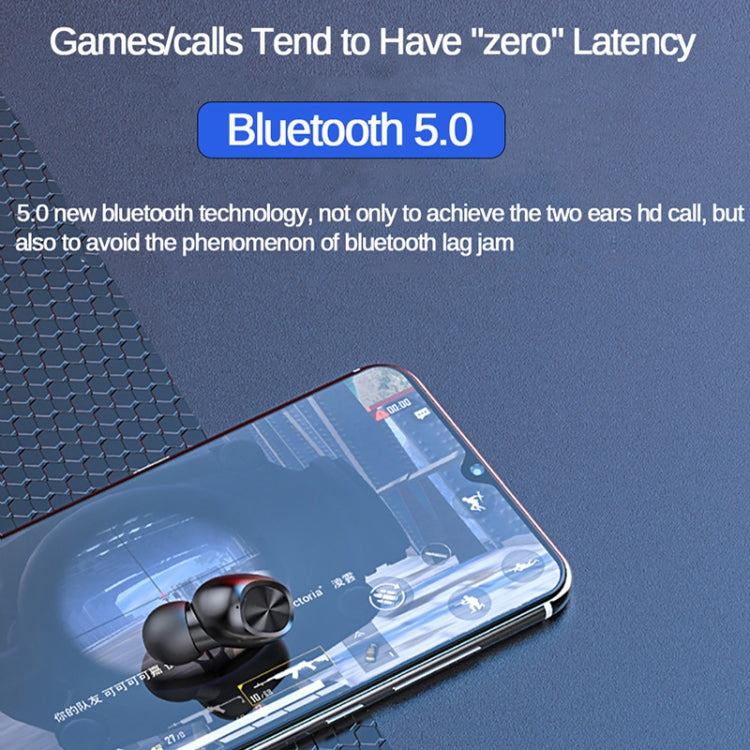 263 TWS CVC8.0 ノイズキャンセリング Bluetoothイヤホン 充電ケース付き、タッチ＆三画面LEDバッテリー表示＆スマホホルダー＆モバイルバッテリー＆HD通話＆音声アシスタント対応、263
