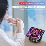 263 TWS CVC8.0 ノイズキャンセリング Bluetoothイヤホン 充電ケース付き、タッチ＆三画面LEDバッテリー表示＆スマホホルダー＆モバイルバッテリー＆HD通話＆音声アシスタント対応、263