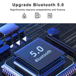263 TWS CVC8.0 ノイズキャンセリング Bluetoothイヤホン 充電ケース付き、タッチ＆三画面LEDバッテリー表示＆スマホホルダー＆モバイルバッテリー＆HD通話＆音声アシスタント対応、263