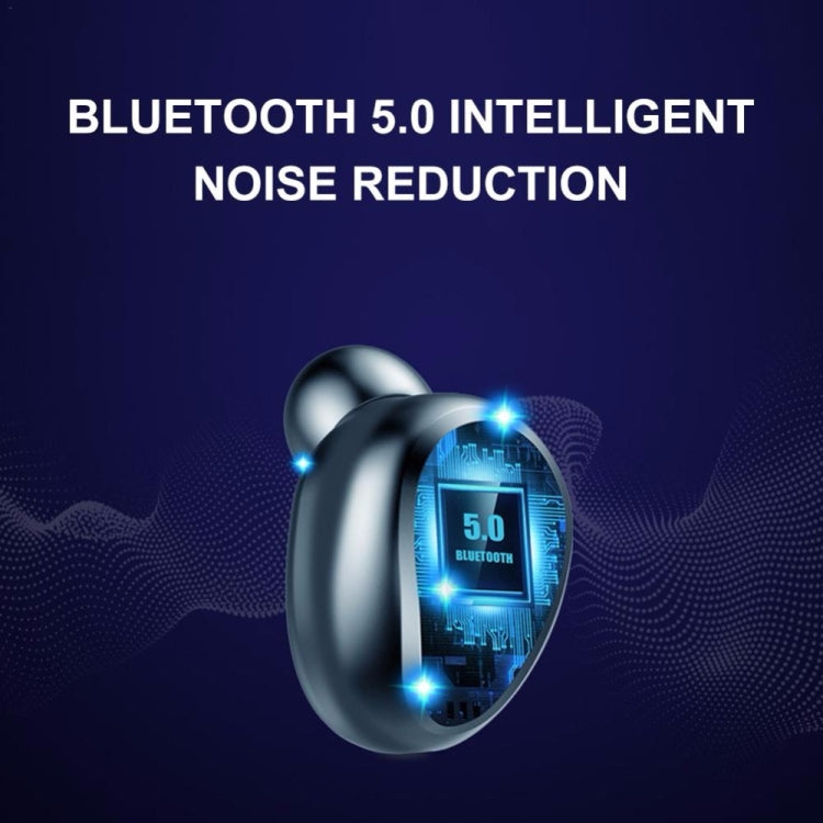 F9-5 インテリジェントノイズキャンセリング タッチBluetoothイヤホン 充電ケース付き、三画面LED電源表示＆HD通話＆モバイルバッテリー＆Siri対応、F9-5 ブラック、F9-5 ホワイト