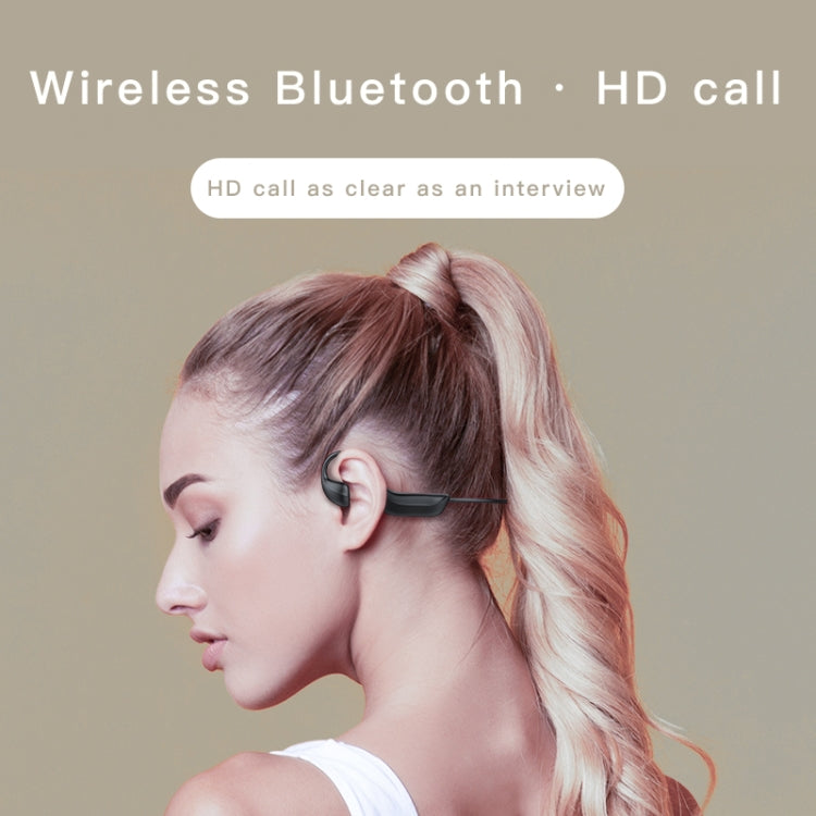 G100 Bluetooth 5.0 ワイヤレス耳掛けスポーツ防水骨伝導イヤホン、G100