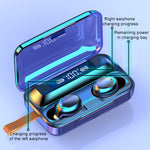 F9-5C Jerry Solution タッチBluetoothイヤホン 磁気充電ボックス付き、三画面LED電源表示＆モバイルバッテリー＆通話＆Siri＆ハンドストラップ対応、F9-5C Jerry