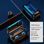 F9-5C 三画面デジタルディスプレイ ノイズリダクション Bluetoothイヤホン、F9-5C ストラップなし ブラック
