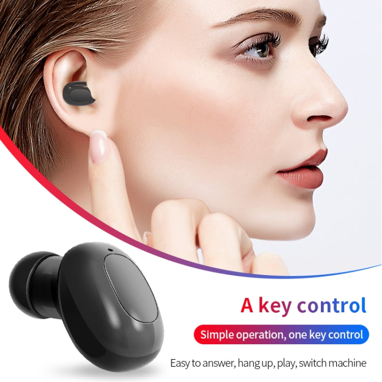 A10 TWS スペースカプセル型ワイヤレスBluetoothイヤホン 磁気充電ボックス＆ストラップ付き、HD通話対応＆自動ペアリング Bluetooth、ブラック、ブラックホワイト、ホワイト、ホワイト＋ブラック
