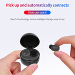 A10 TWS スペースカプセル型ワイヤレスBluetoothイヤホン 磁気充電ボックス＆ストラップ付き、HD通話対応＆自動ペアリング Bluetooth、ブラック、ブラックホワイト、ホワイト、ホワイト＋ブラック