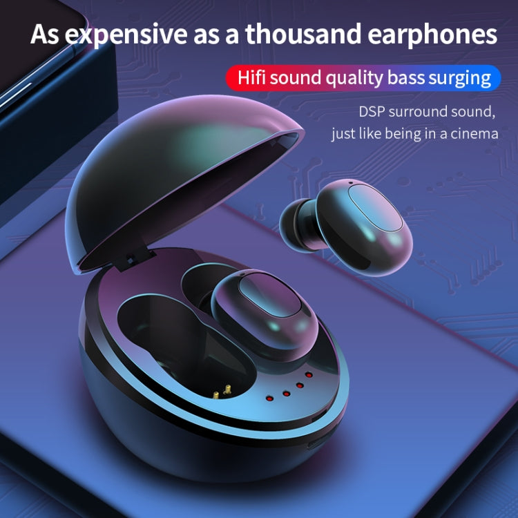 A10 TWS スペースカプセル型ワイヤレスBluetoothイヤホン 磁気充電ボックス＆ストラップ付き、HD通話対応＆自動ペアリング Bluetooth、ブラック、ブラックホワイト、ホワイト、ホワイト＋ブラック