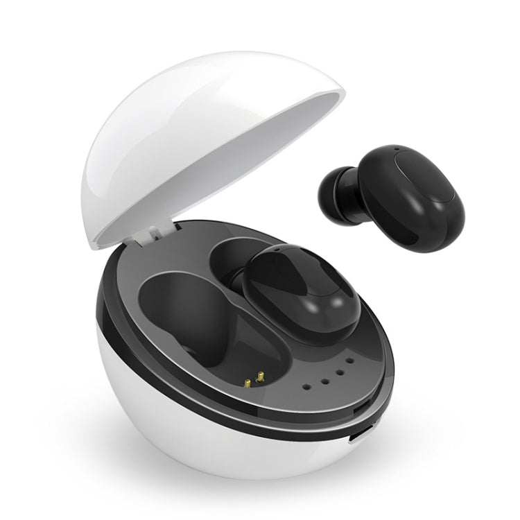 A10 TWS スペースカプセル型ワイヤレスBluetoothイヤホン 磁気充電ボックス＆ストラップ付き、HD通話対応＆自動ペアリング Bluetooth、ブラック、ブラックホワイト、ホワイト、ホワイト＋ブラック