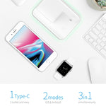 Z5 QI 縦型マグネット式ワイヤレス充電器 携帯電話＆Apple Watch＆AirPods / Xiaomi Redmi AirDots対応、タッチリングライト付き、Z5