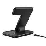 Z5 QI 縦型マグネット式ワイヤレス充電器 携帯電話＆Apple Watch＆AirPods / Xiaomi Redmi AirDots対応、タッチリングライト付き、Z5
