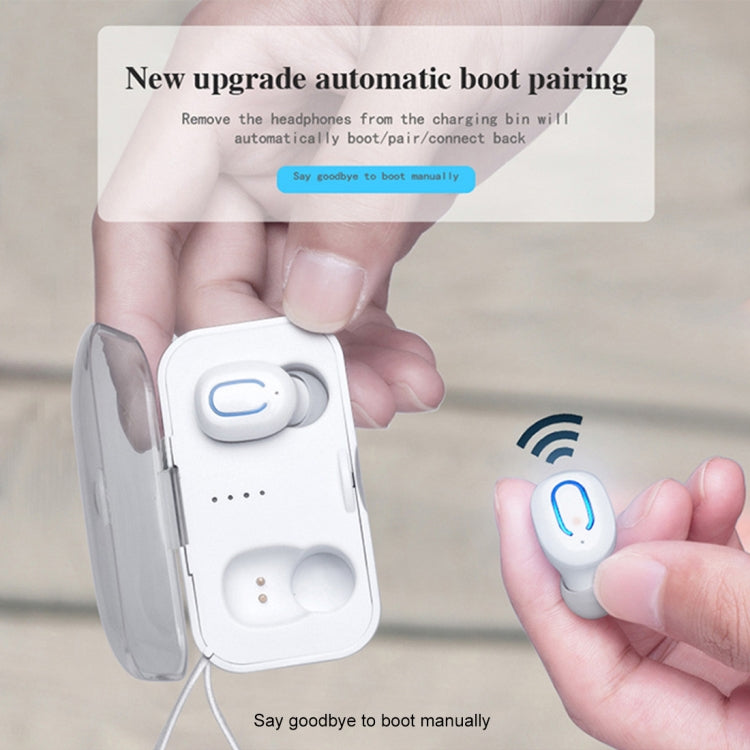TI8S TWS 眩しいワイヤレスステレオ Bluetooth 5.0 イヤホン 充電ケース付き