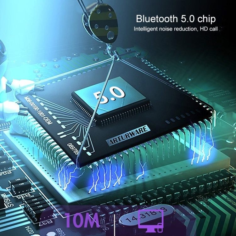 Bluetooth 5.1 丸型ワイヤーネックスポーツBluetoothイヤホン 磁気機能付き、ブラック、レッド、ホワイト