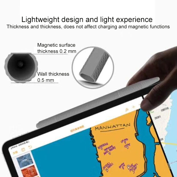 スタイラスペン シリカゲル衝撃吸収保護ケース Apple Pencil 2用