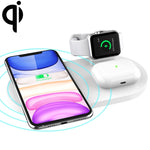 A04 3-in-1 多機能 Qi規格 ワイヤレス充電器 携帯電話＆iWatch＆AirPods対応