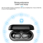awei T6 TWS Bluetooth V5.0 完全ワイヤレススポーツヘッドセット 充電ケース付き