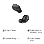 awei T6 TWS Bluetooth V5.0 完全ワイヤレススポーツヘッドセット 充電ケース付き