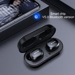 awei T13 TWS Bluetooth V5.0 真のワイヤレススポーツヘッドセット 充電ケース付き