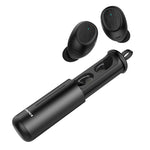 awei T55 TWS Bluetooth V5.0 True ワイヤレススポーツヘッドセット ポータブル充電ケース付き